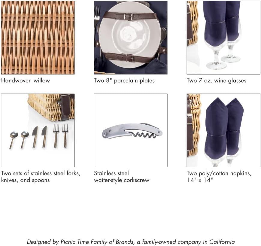 Picnic Time NCAA Picnic Basket , Service for 2