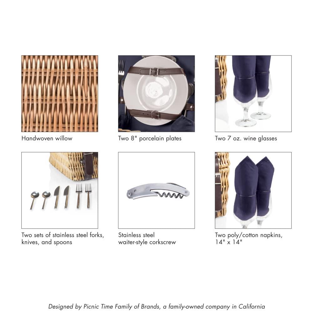 Picnic Time NCAA Picnic Basket , Service for 2