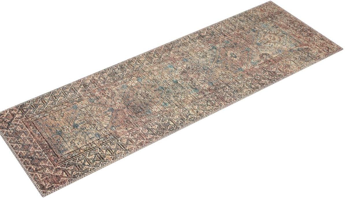 Amber Lewis x Loloi Billie Aqua / Rust Area Rug