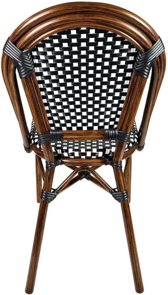 Chivari Armless French Patio Dining Chivari Chair, 2 Chair Bundle by Chivari (Set of 2)