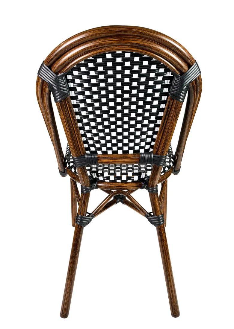 Chivari Armless French Patio Dining Chivari Chair, 2 Chair Bundle by Chivari (Set of 2)