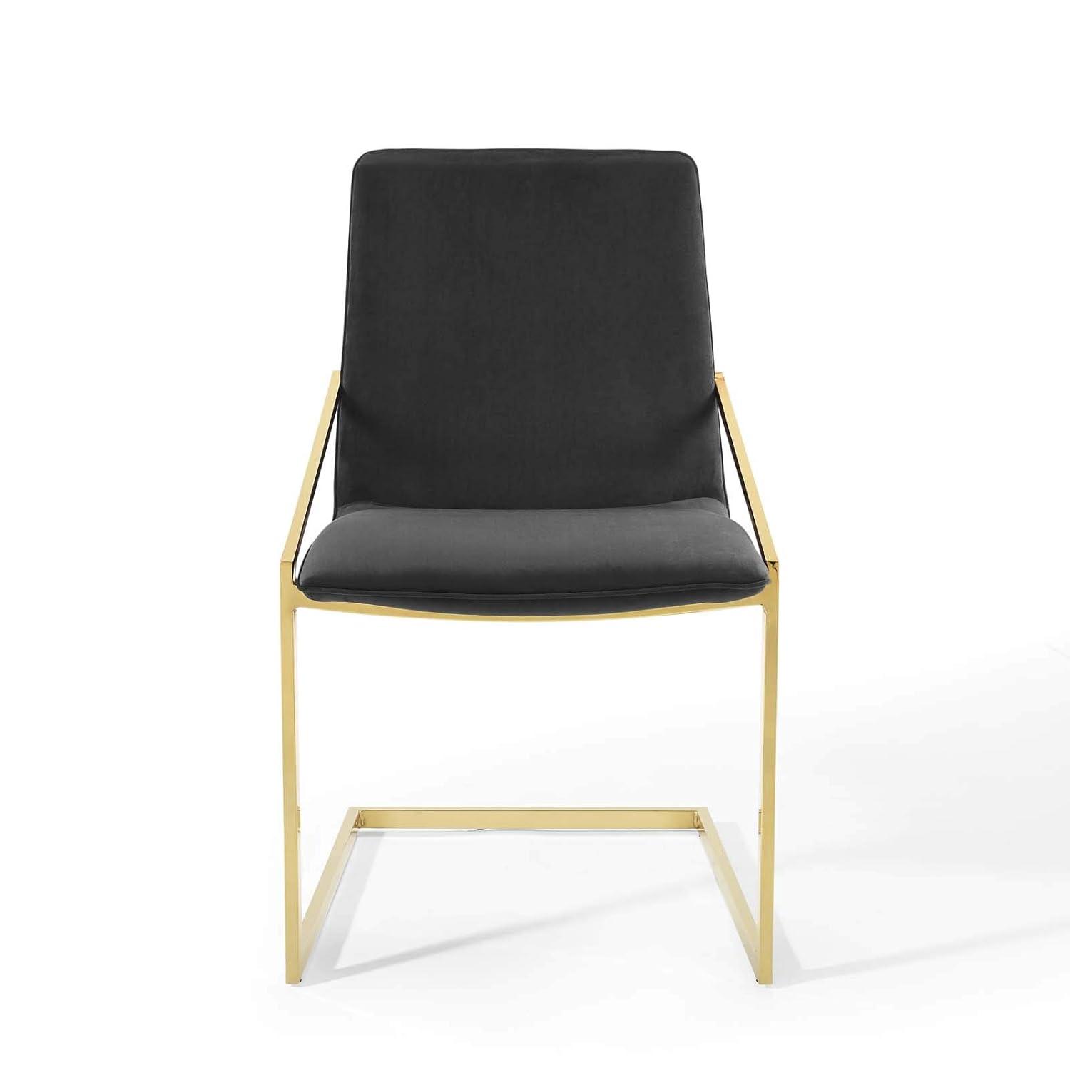 Modway Pitch Performance Velvet Dining Armchair