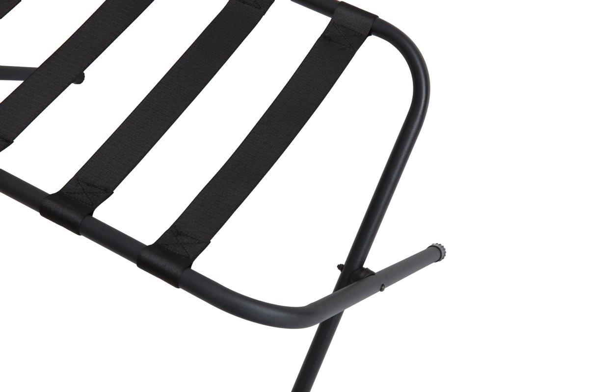 Mabel Home Metal Folding Luggage Rack Black