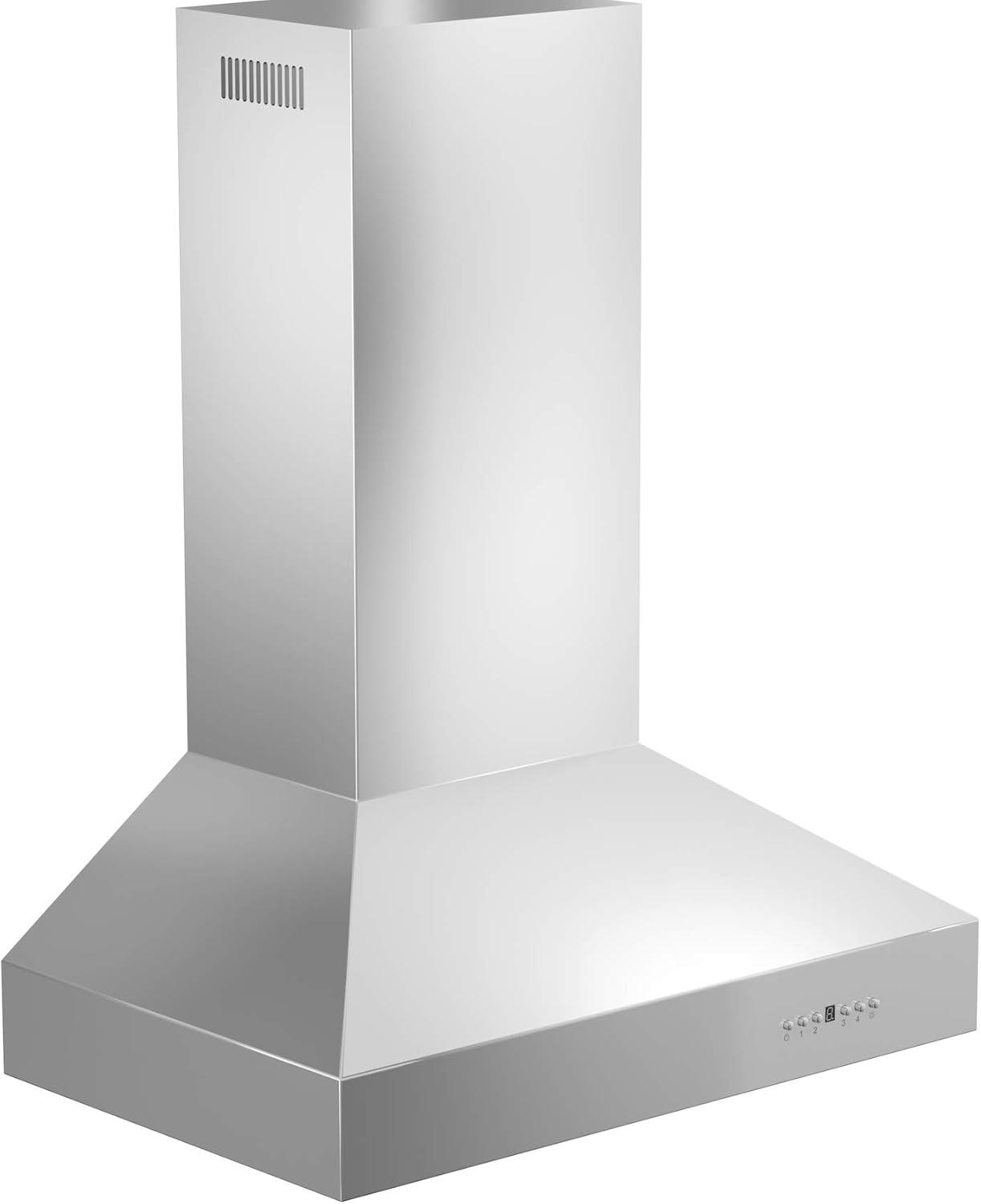 ZLINE 42 in. Professional Ducted Wall Mount Range Hood in Stainless Steel (697-42)