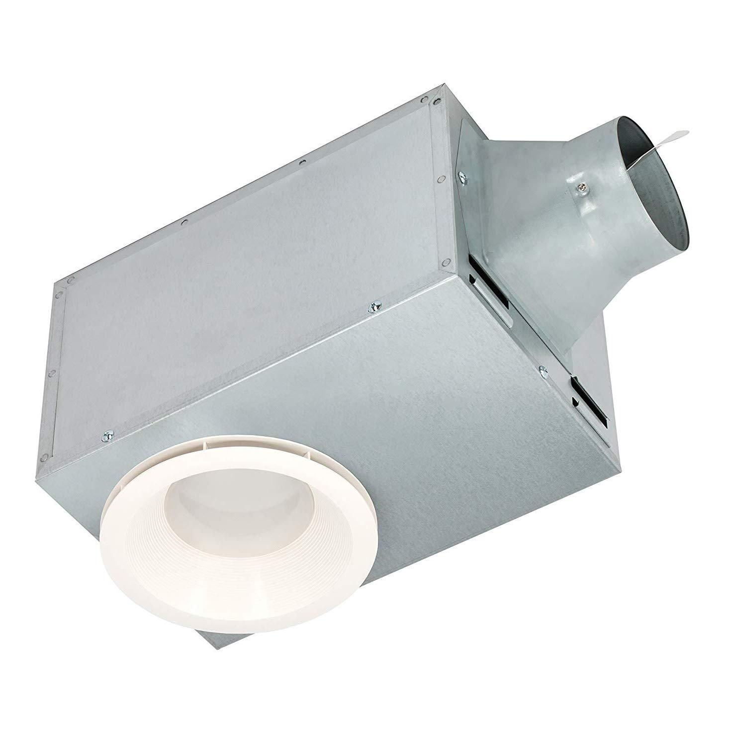 Delta Breez BreezRecessed 80 CFM Exhaust Bath Fan/LED Light and Night-light