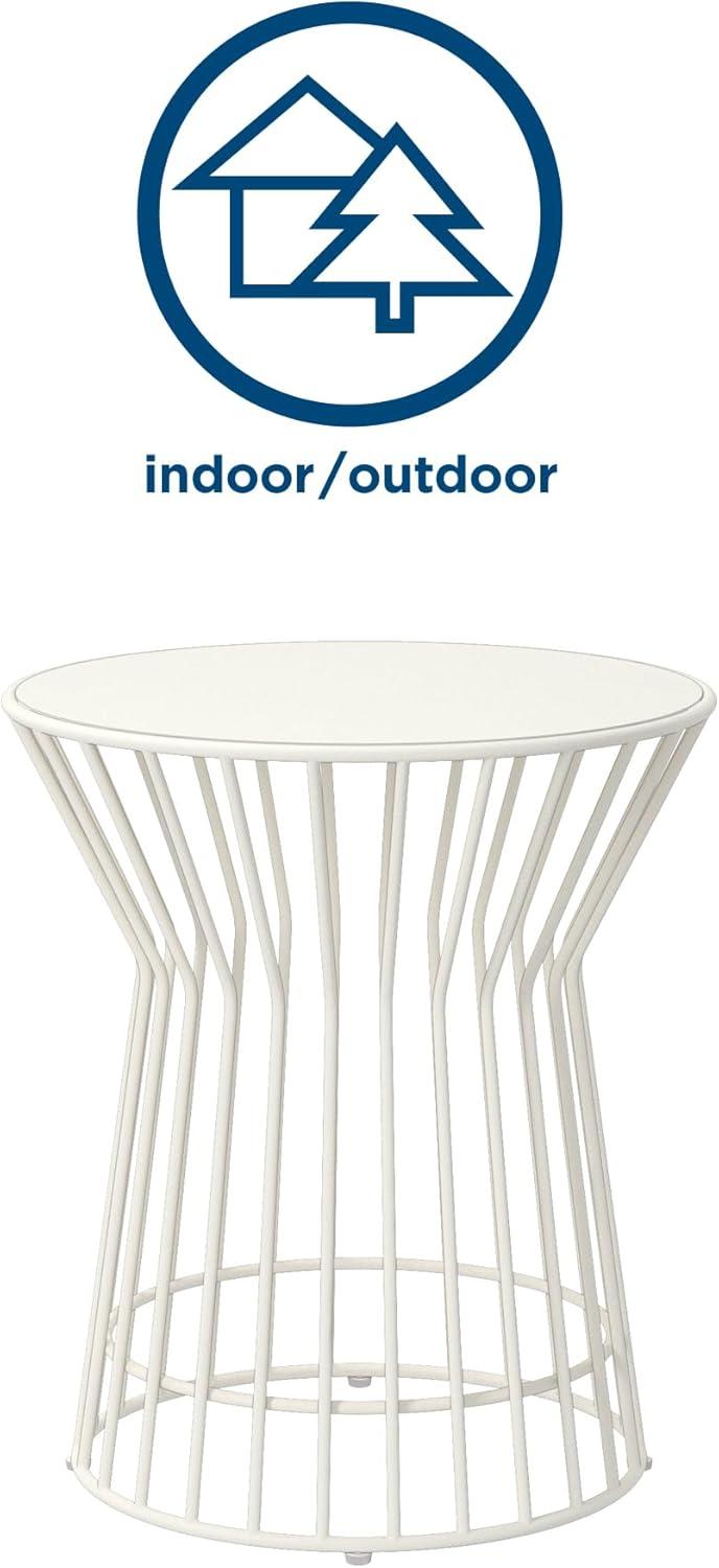 Roberta 20.08'' Metal Outdoor Side Table