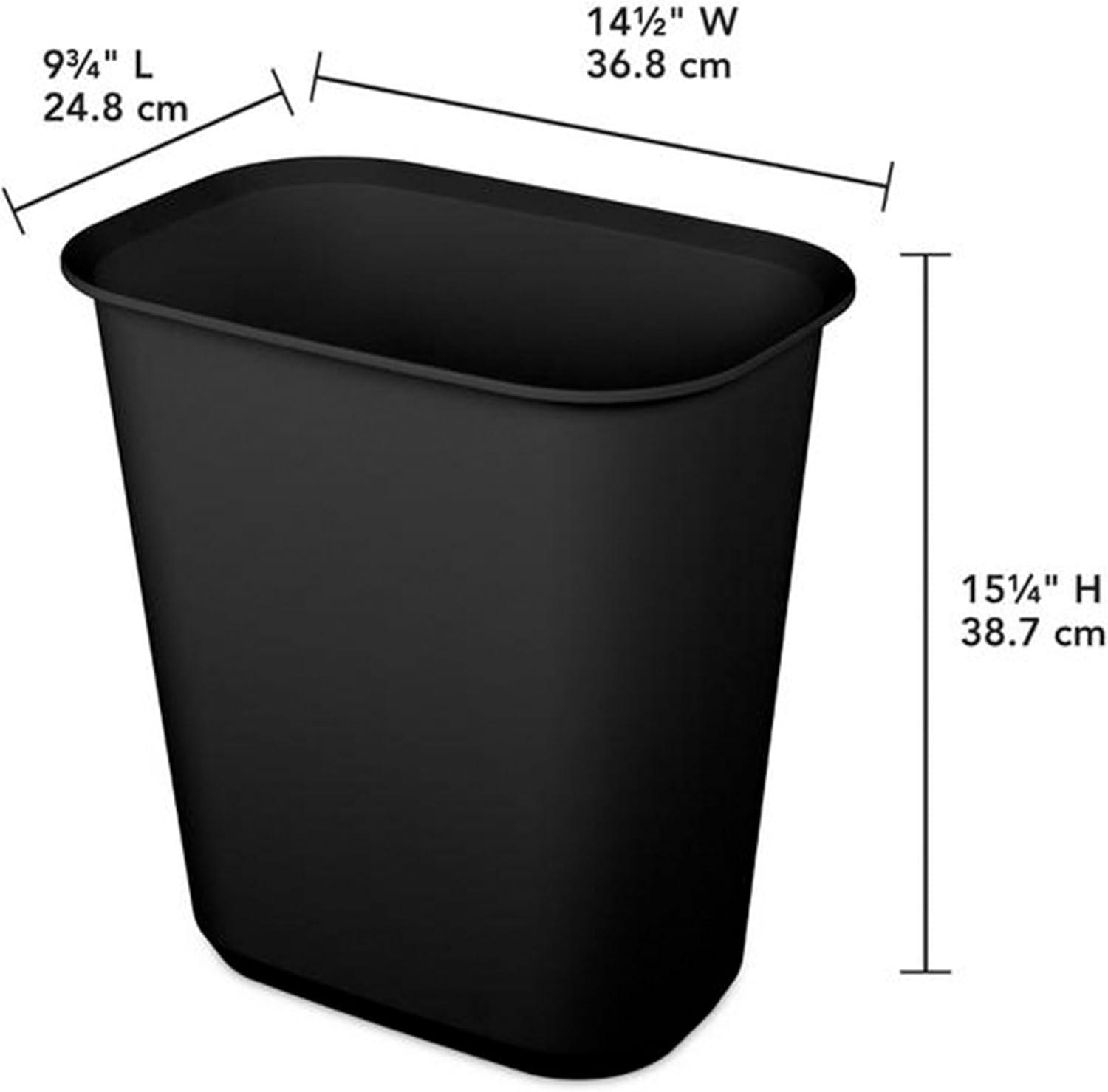 Sterilite Rectangular Wastebasket Open Top Trash Bin, 6 Pack | Wayfair