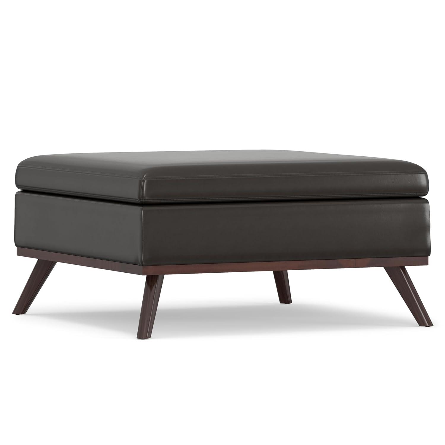 Owen Faux Leather Ottoman