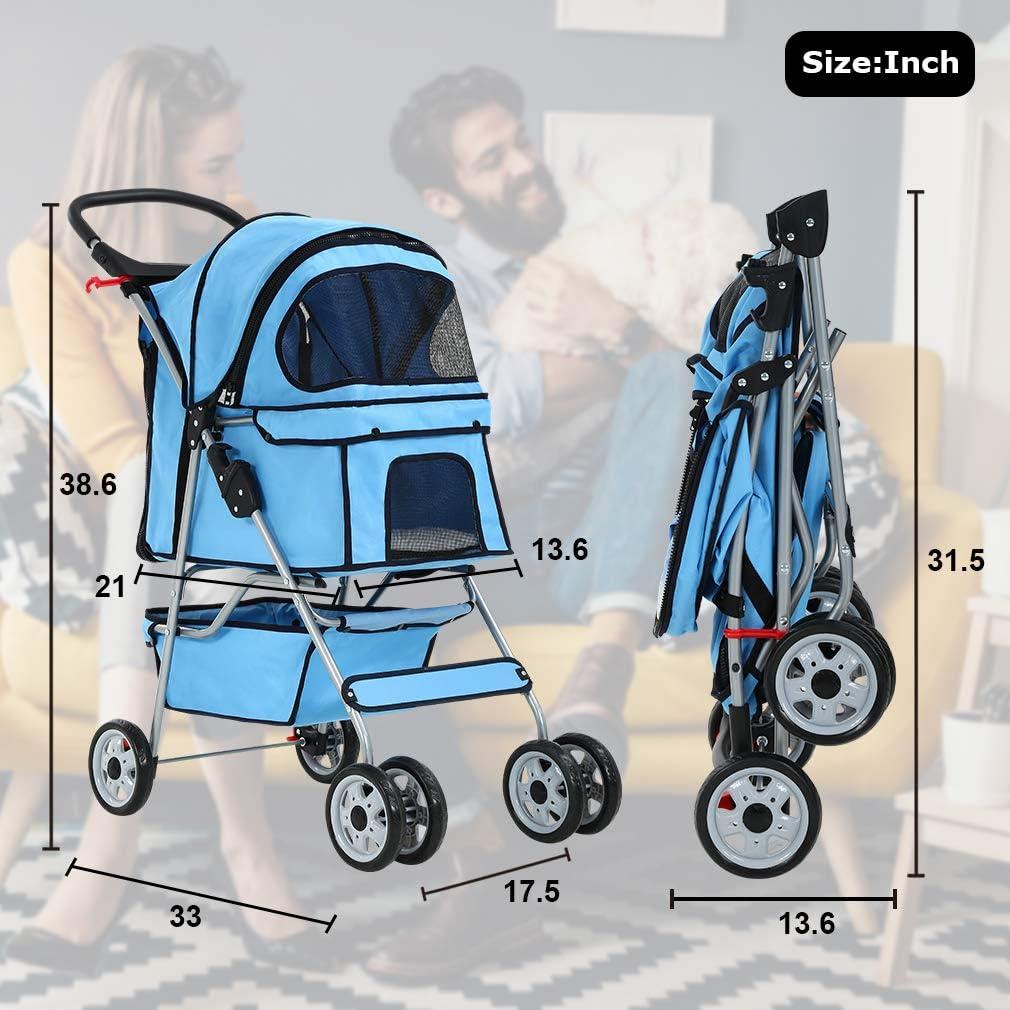 Foldable Pet Jogger Stroller