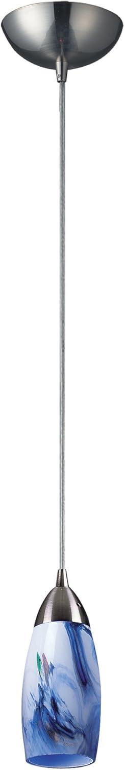 Elk Home Milan 1 - Light Pendant in  Satin Nickel