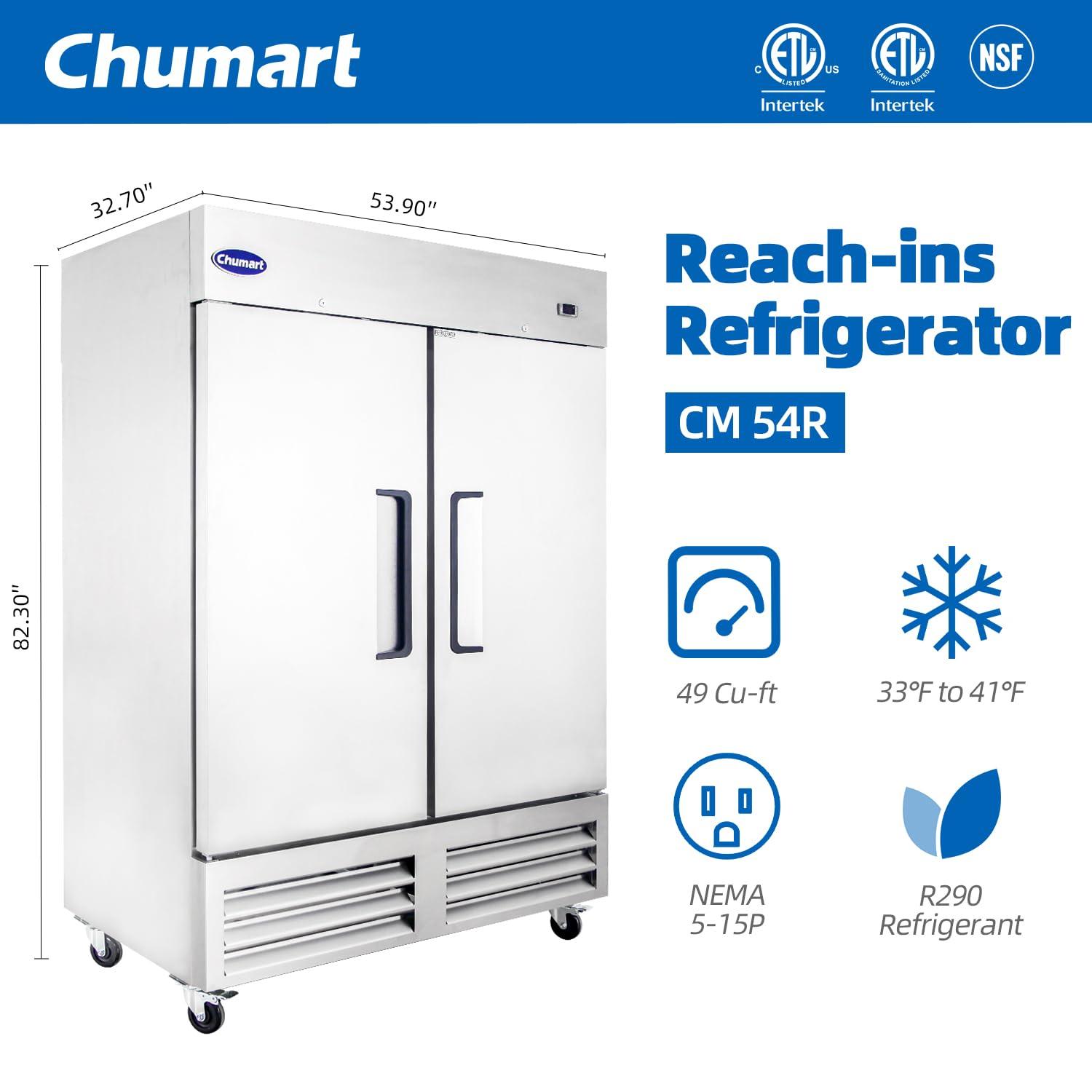 Arctic Air AR49 49 Cubic Feet Stainless Steel Refrigerator