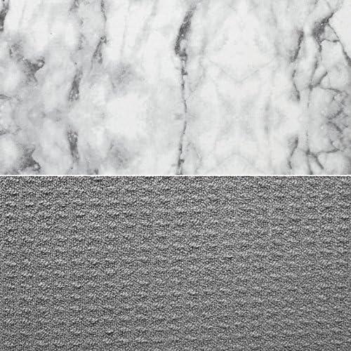 S&T INC. Absorbent, Reversible XL Microfiber Dish Drying Mat for Kitchen, 18 Inch x 24 Inch, Marble