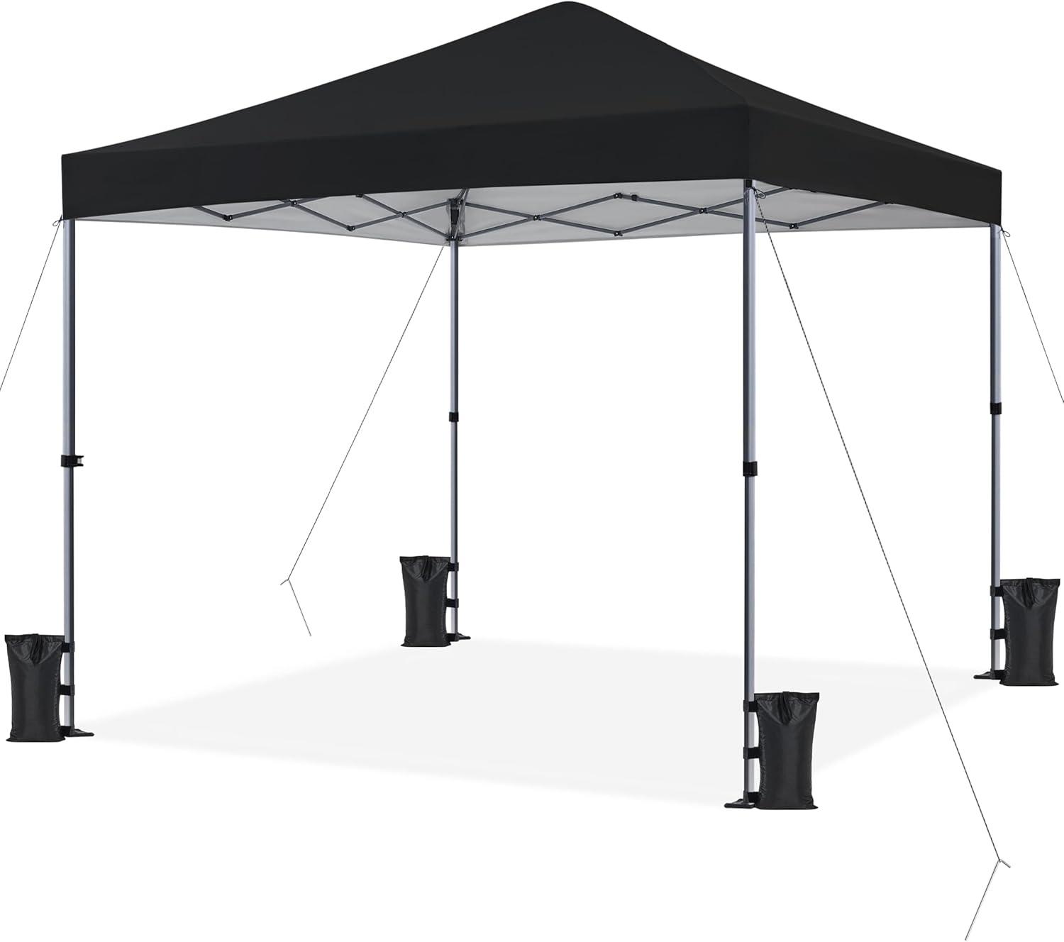 Yaheetech 10x10ft Pop-up Canopy with One-Push-To-Lock Setup Mechanism