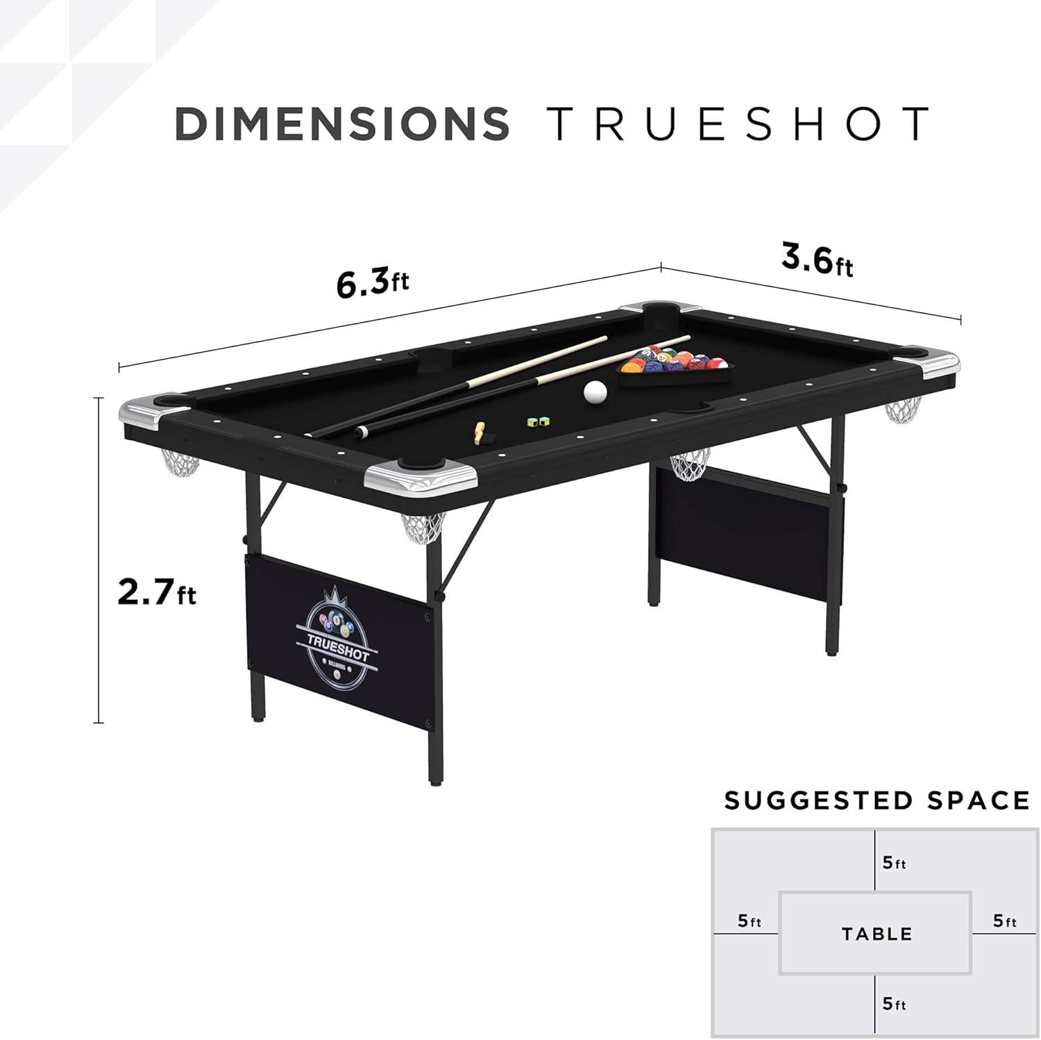 Fat Cat Trueshot 6' Folding Billiard/Pool Table