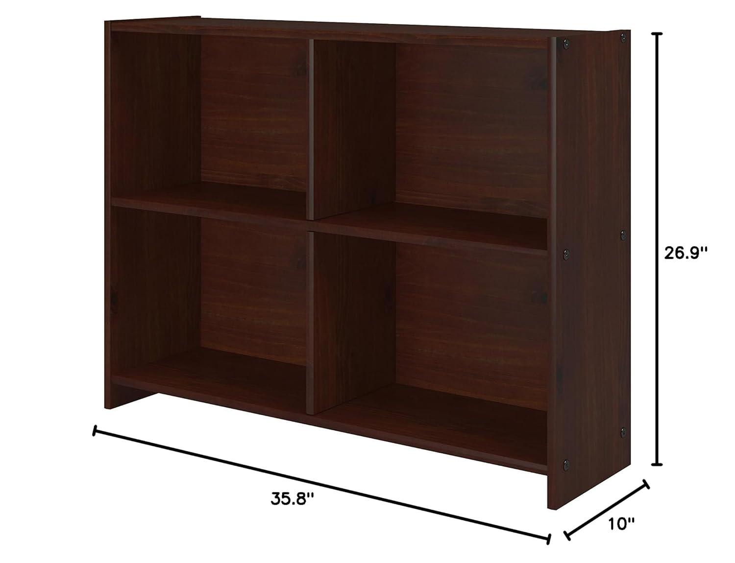 Circles Low Loft Bookcase Cappuccino