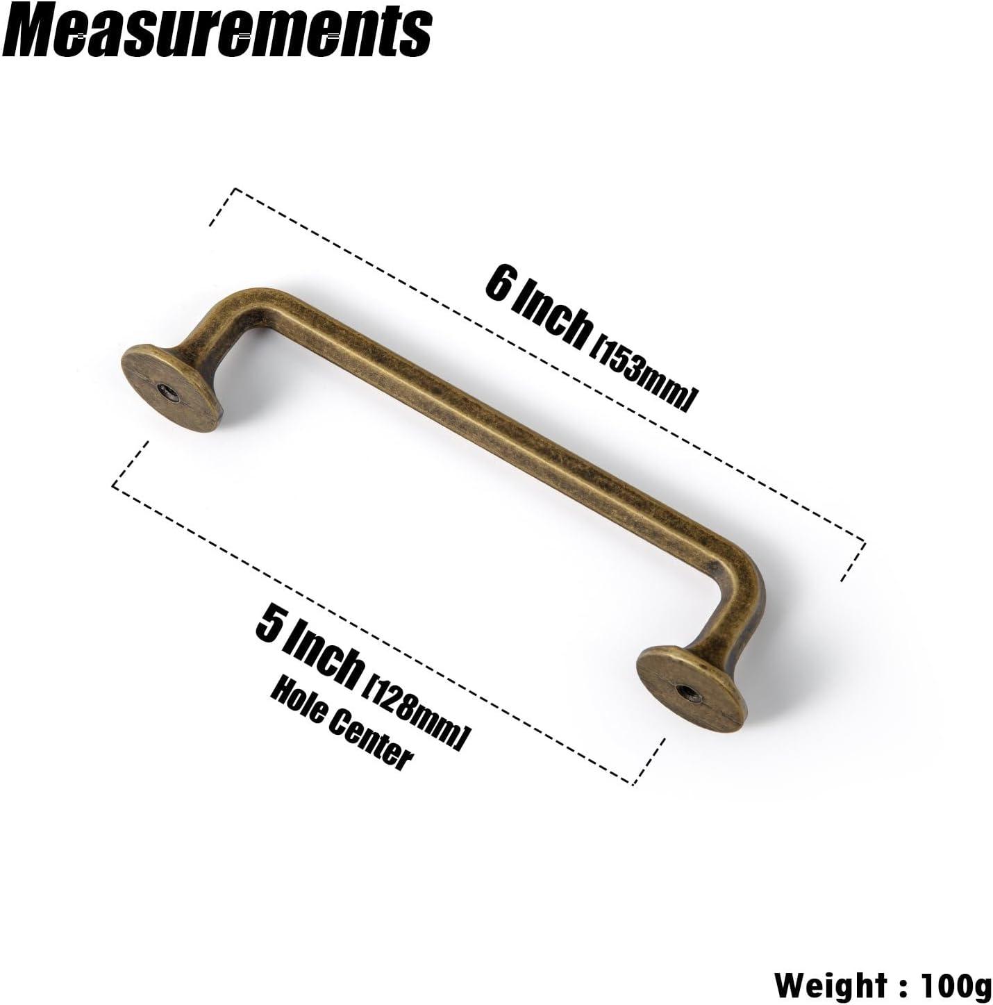 5" Center to Center Bar/Handle Pull Multipack (Set of 6)