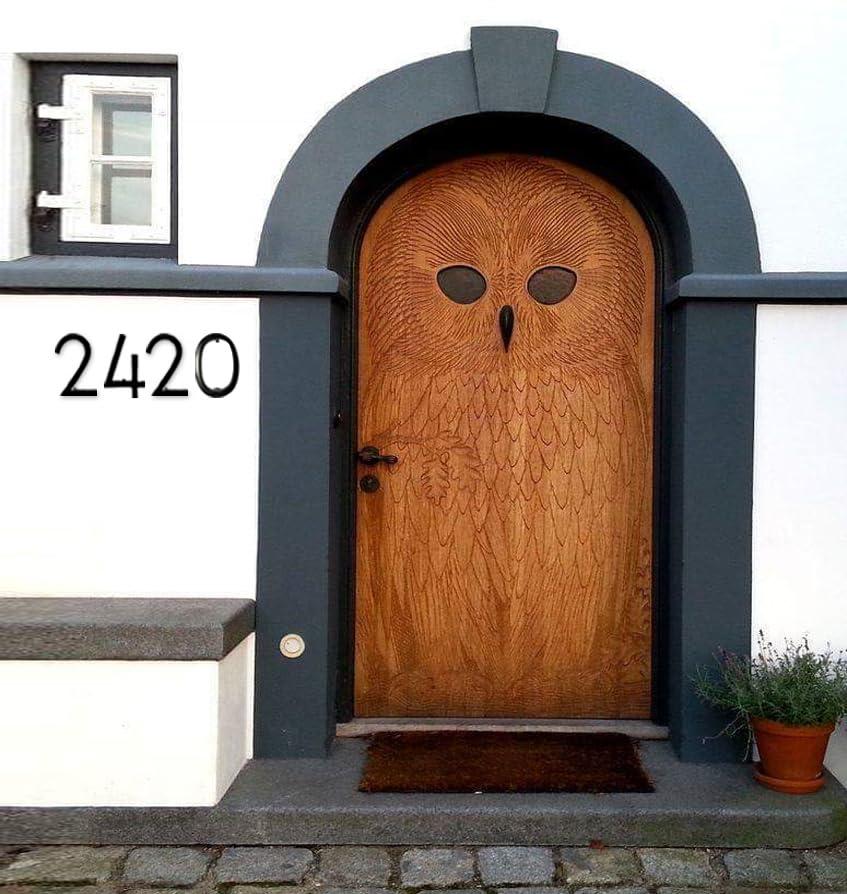 8'' H Metal House Number