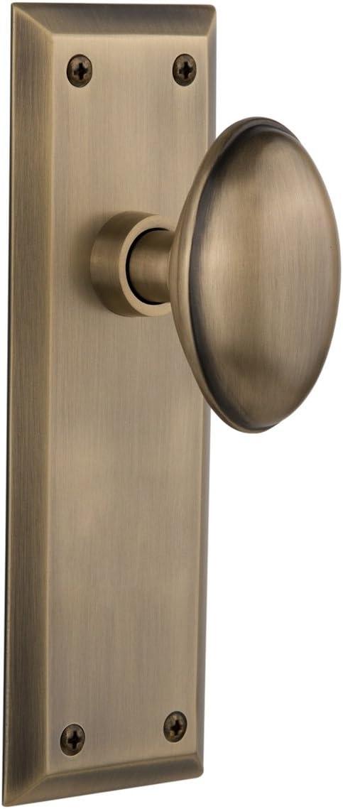 New York Plate with Homestead Door Knob