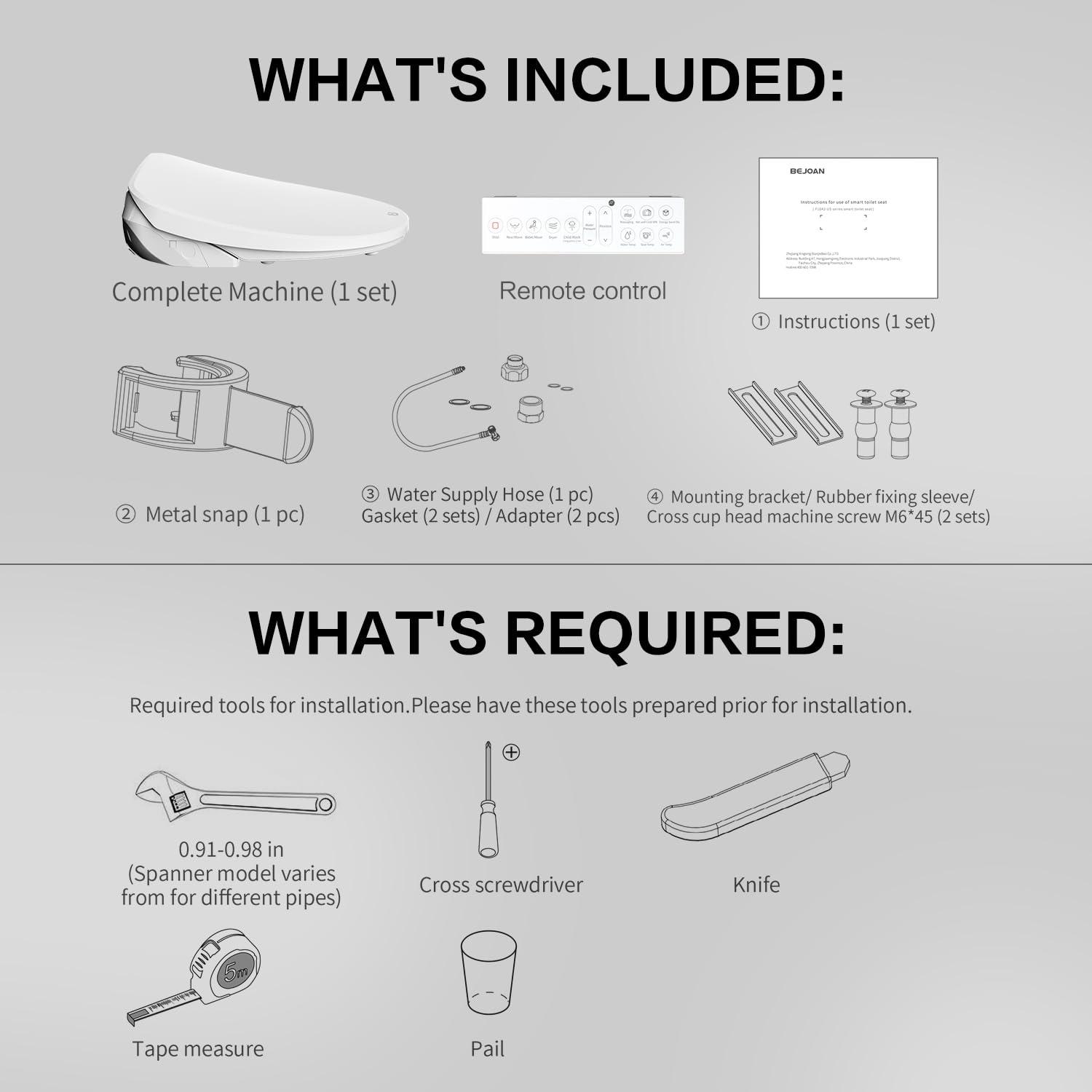 Elongated Toilet Seat Bidet