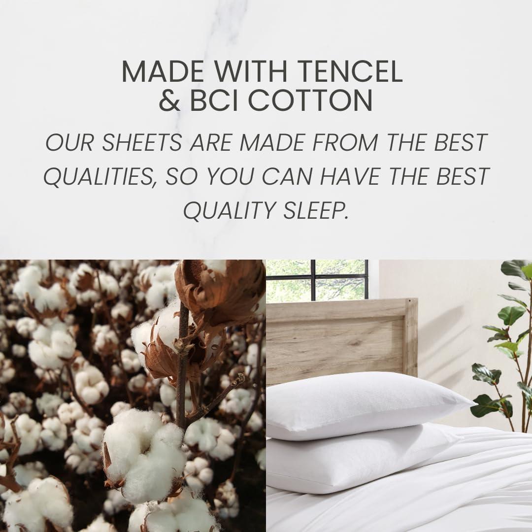 Cotton Blend Jersey Knit Sheet Set