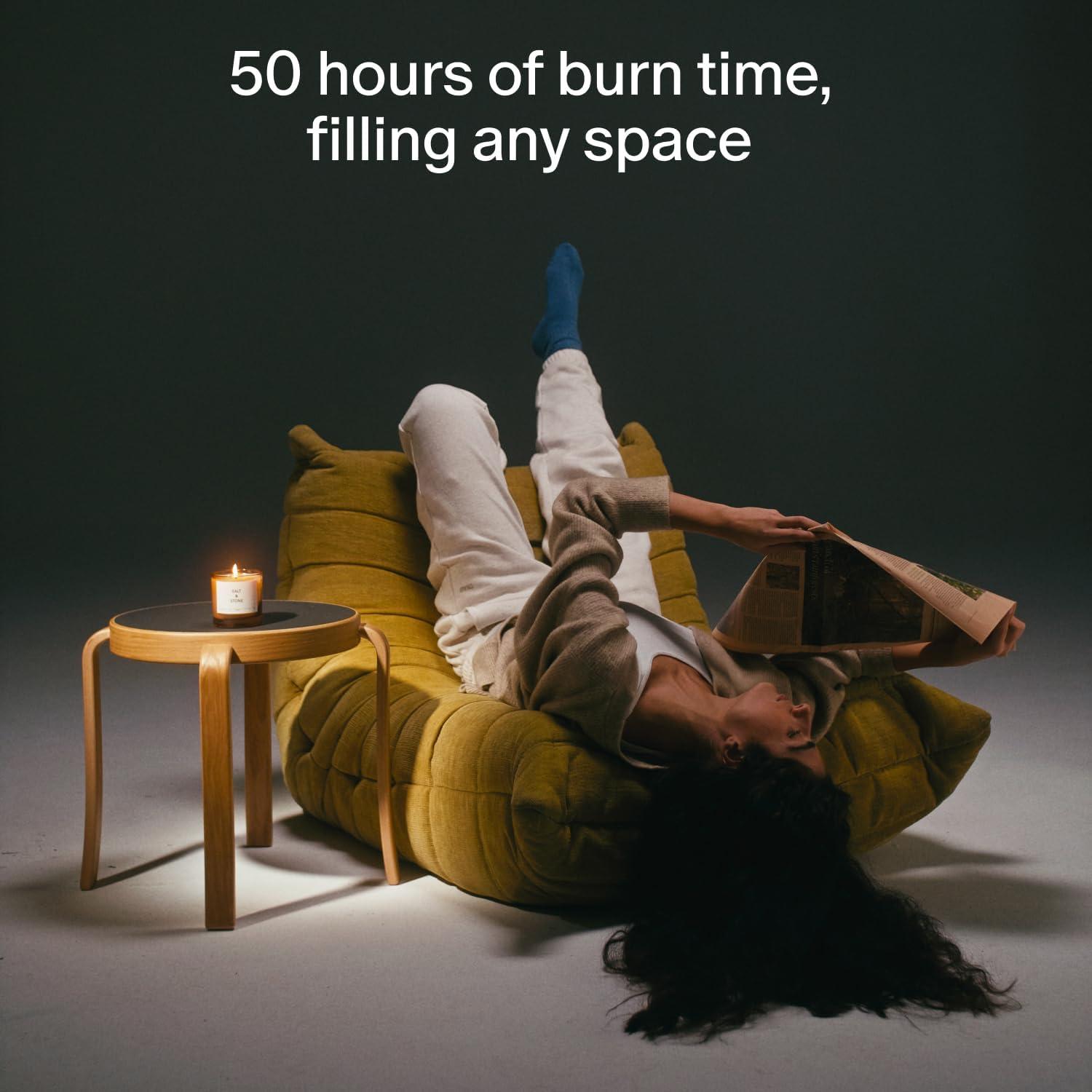 LIFETIME FLOORING LLC Scented Candle | Hand-Poured, Aromatic & Fragrant | Made With Natural Coconut & Soy Blend Wax | 100% Cotton Wick | Long-Lasting 50 Hour Burn Time