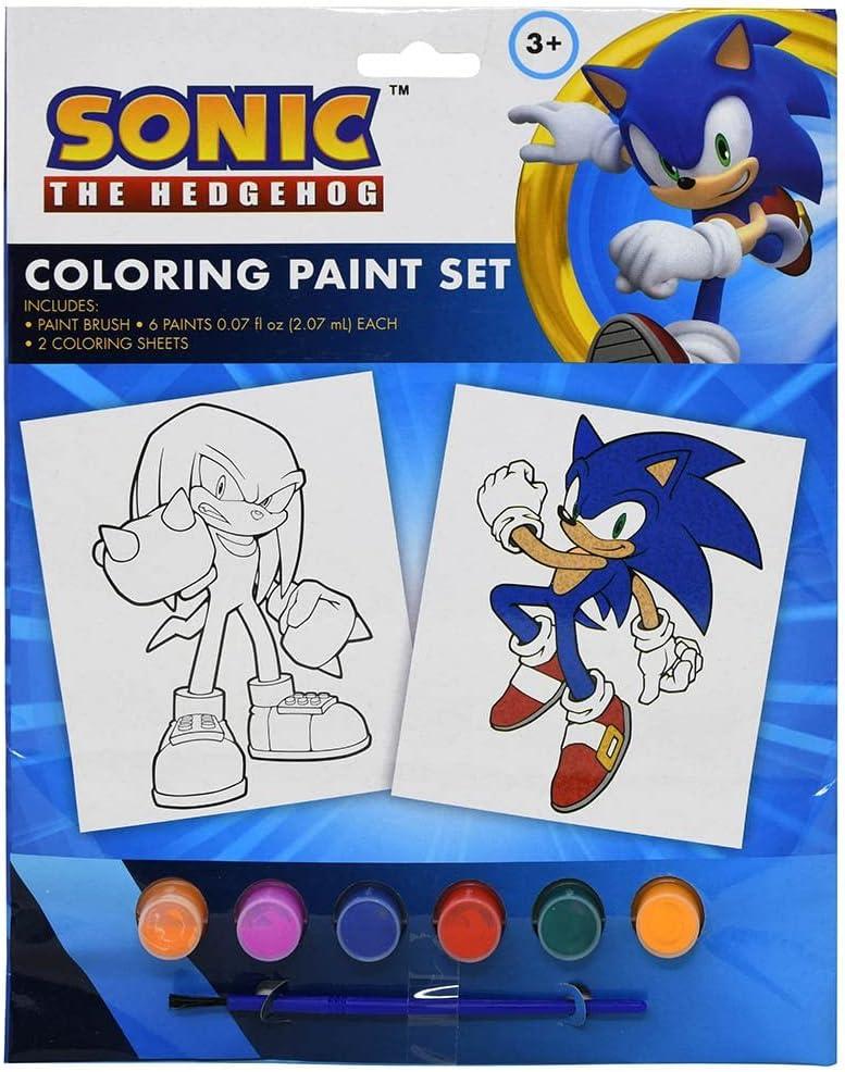 PARTY FAVORS Sonic the Hedgehog Poster Paint Set- 2 PACK