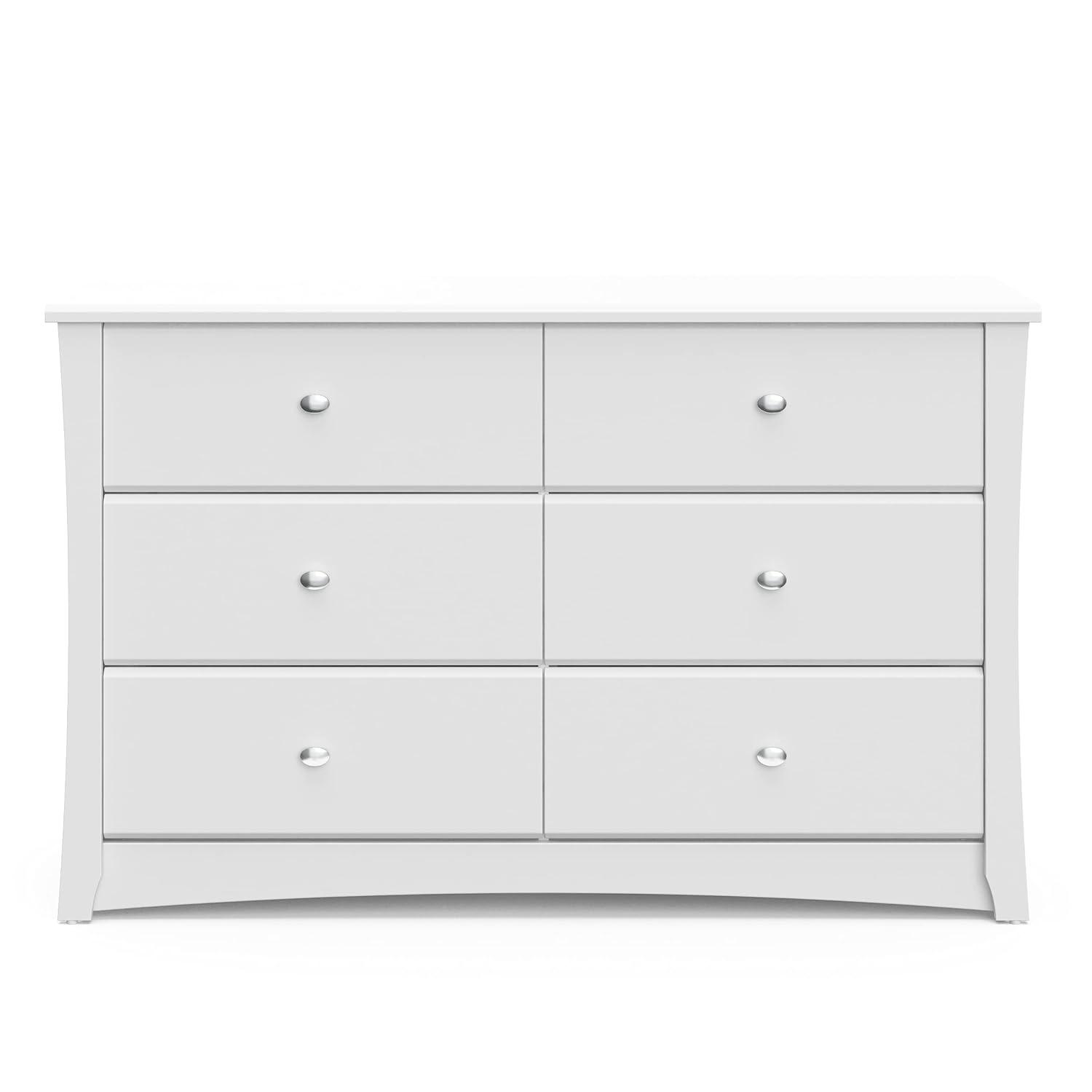 Crescent 6 Drawer Double Dresser