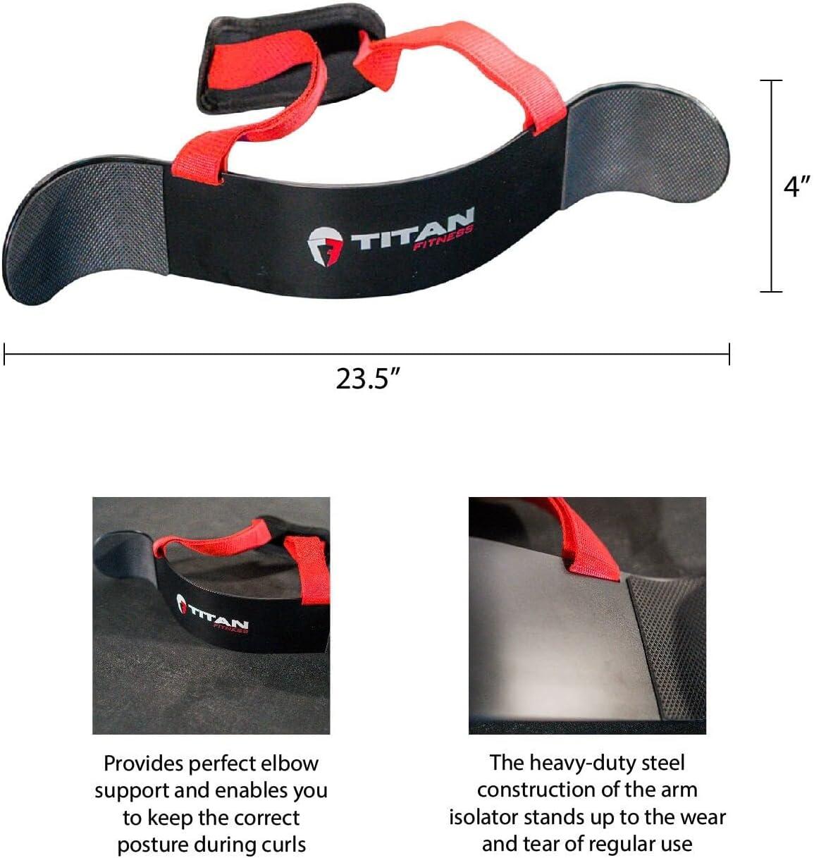 Titan Fitness Arm Isolator Blaster Bar Biceps Triceps