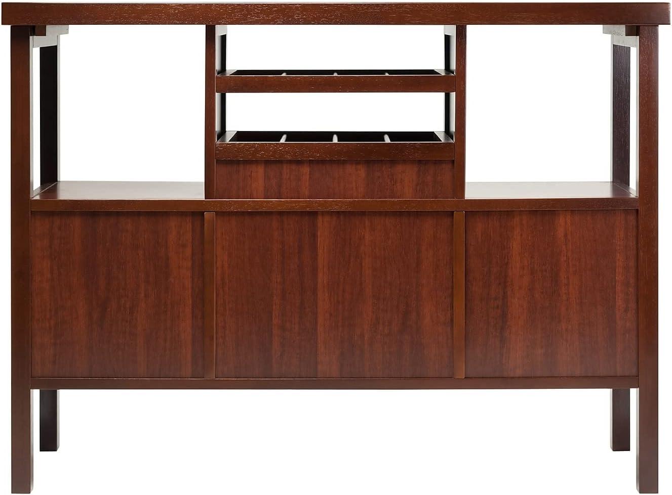 Diego Buffett Sideboard Cabinet Wood/Walnut - Winsome: Transitional Style, 3-Door Storage, 1 Drawer, 2 Shelves