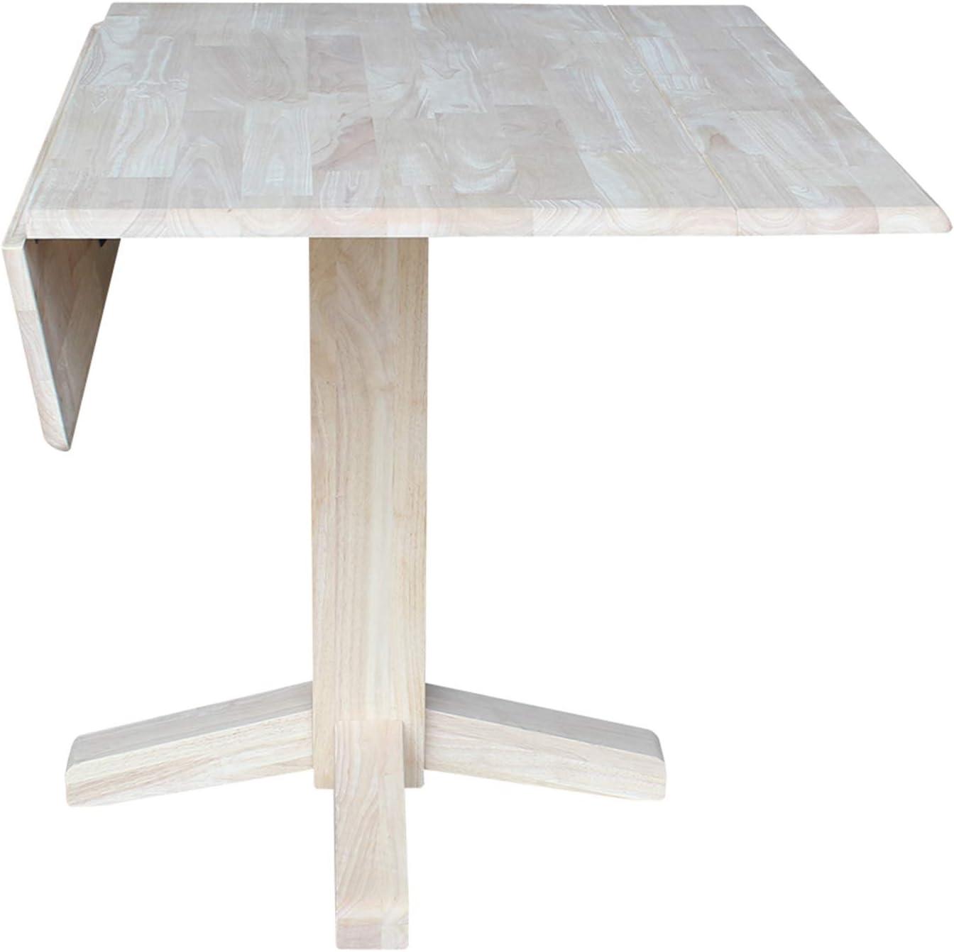 36" Sanders Square Dual Drop Leaf Dining Table - International Concepts