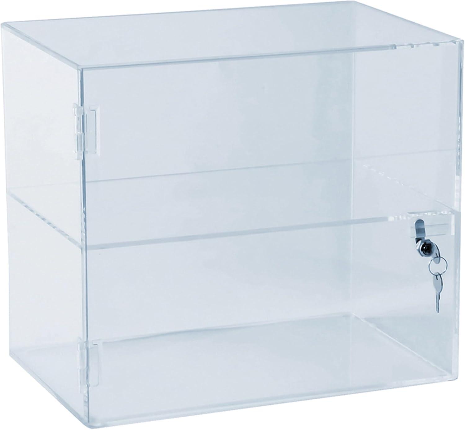 Azar Displays Acrylic Lockbox Countertop Display Case 14" wide