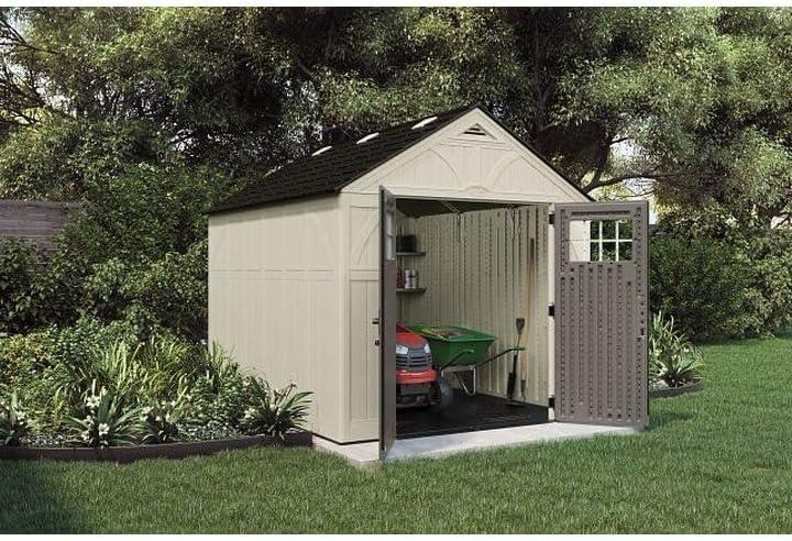 Suncast Suncast Outdoor Vanilla Resin Storage Shed