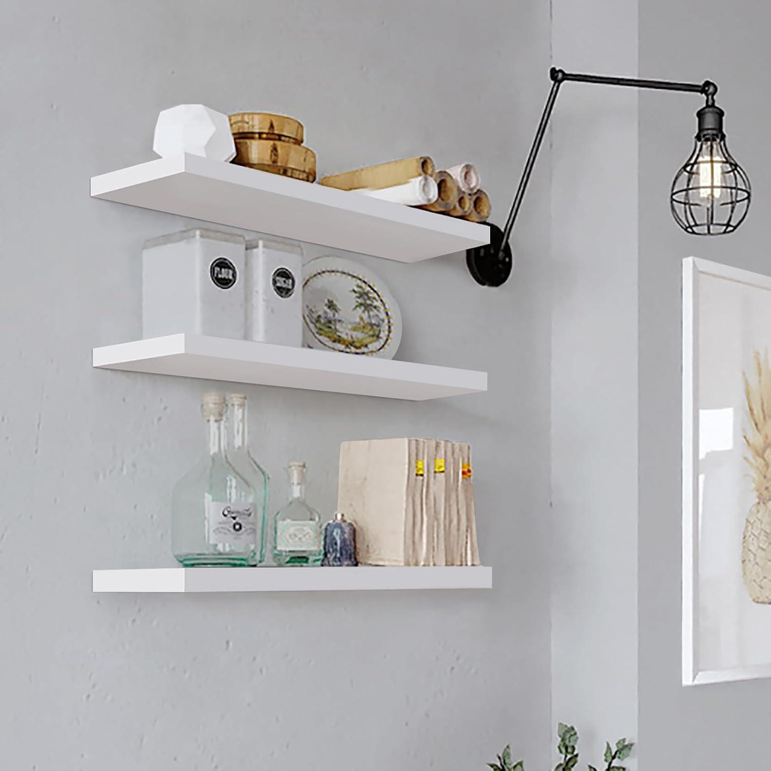 Floating Wall Shelves,Set of 3