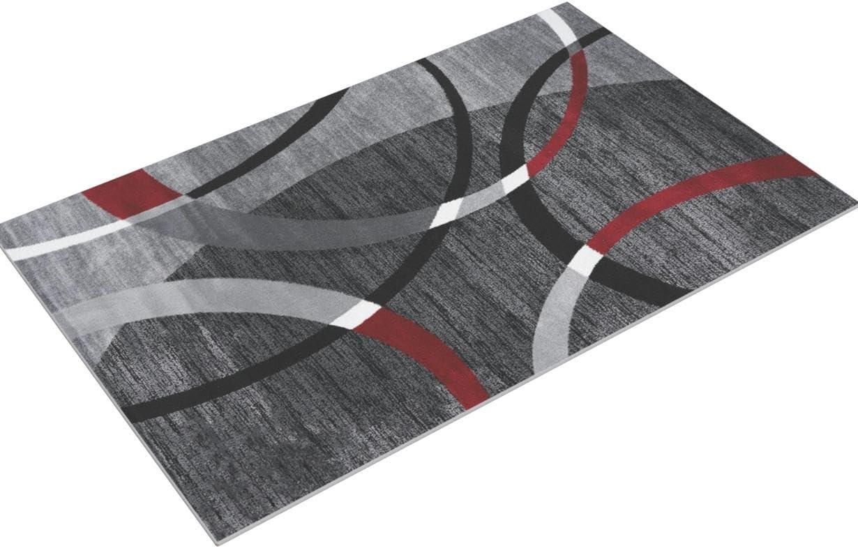 Luxe Weavers Modern Geometric Stain Resistant Area Rug