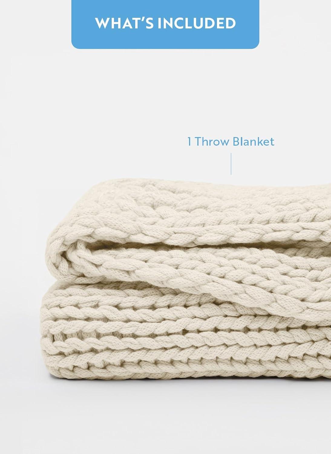 Becky Cameron Handmade Chunky Knit Throw Blanket