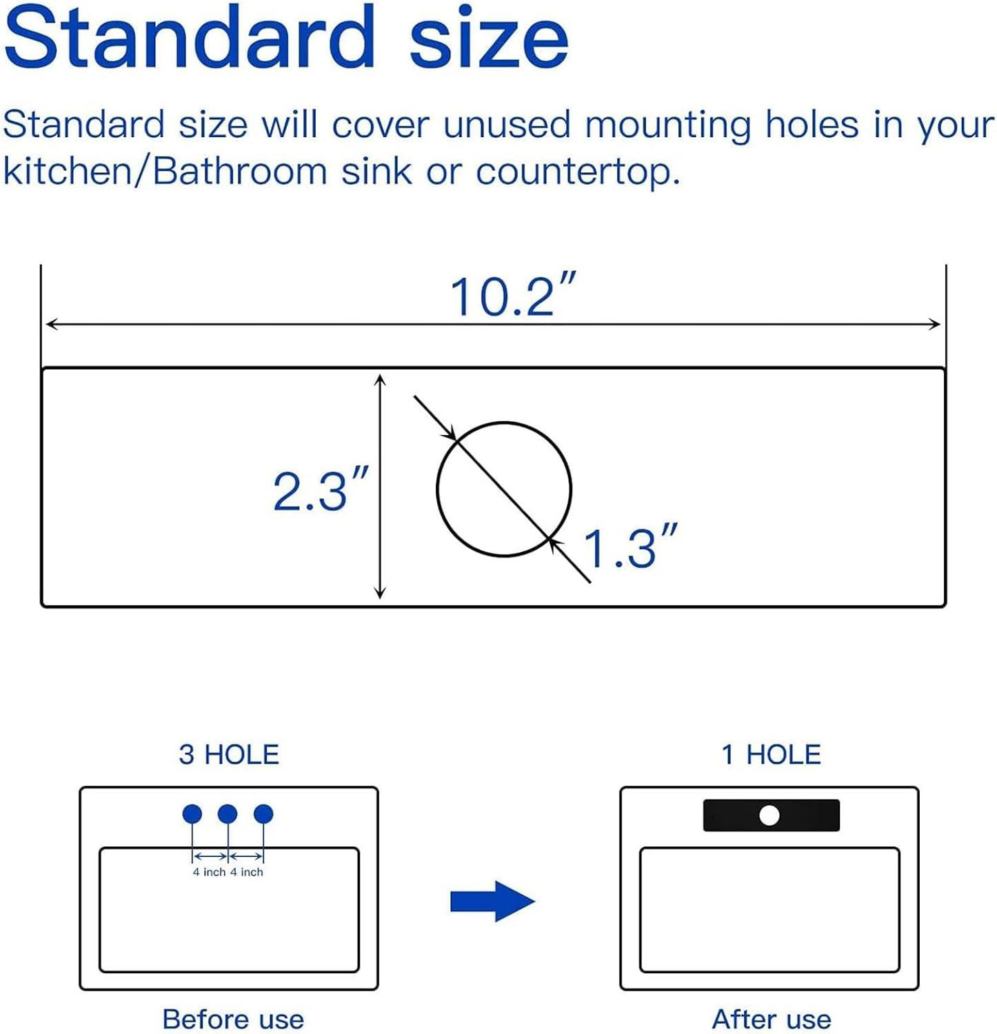 iVIGA VCC06 iVIGA 10" Sink Faucet Hole Cover Deck Plate