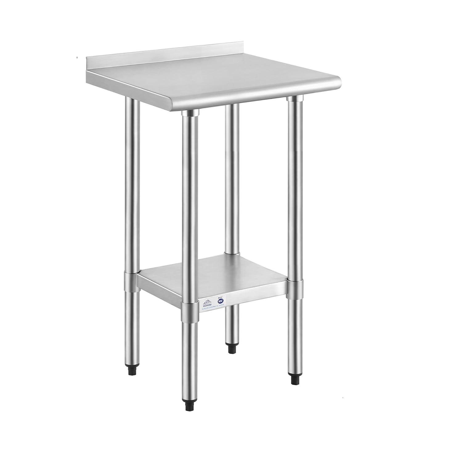 GRIDMANN NSF Stainless Steel Commercial Prep Table By GRIDMANN
