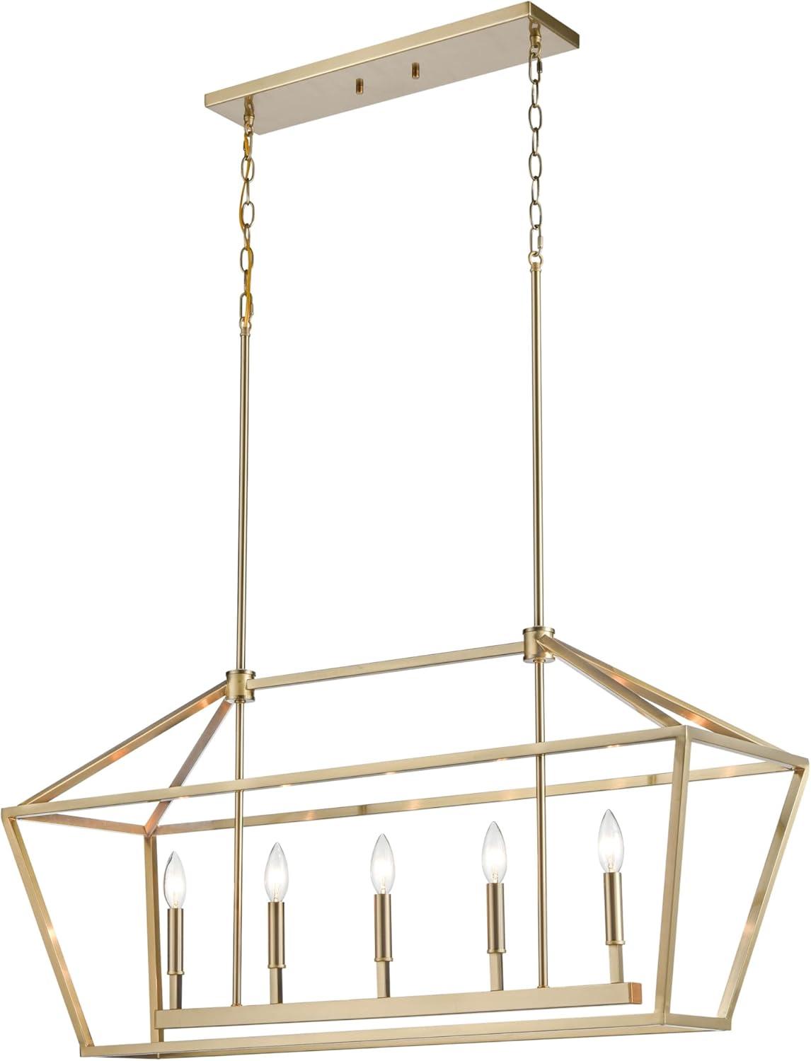 Millennium Lighting 5 - Light Pendant in  Modern Gold