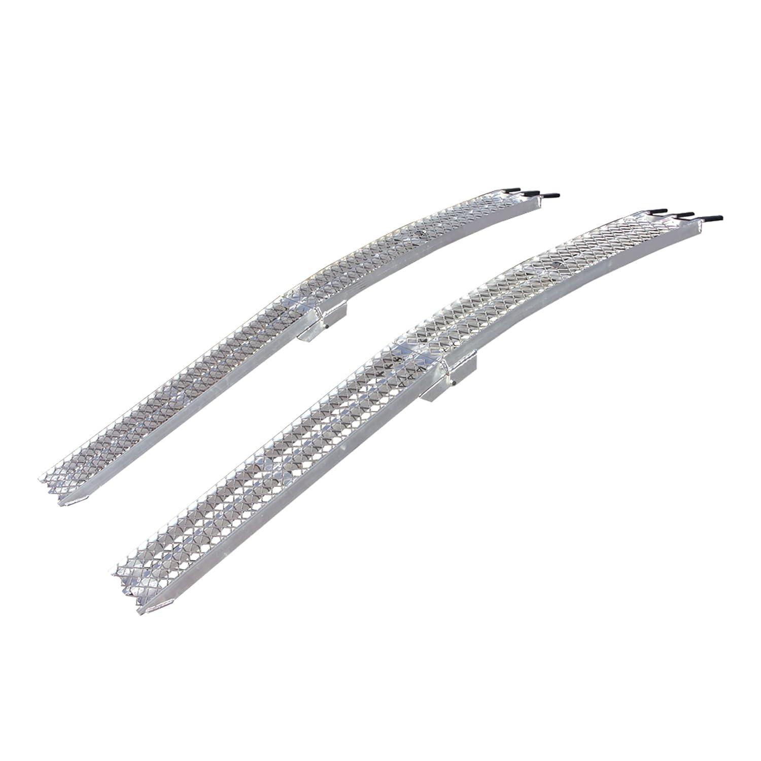 Yutrax TX107 XL Folding Arch Ramps - Pair - 12in.x89in. Open, 12in.x44.5in. Closed