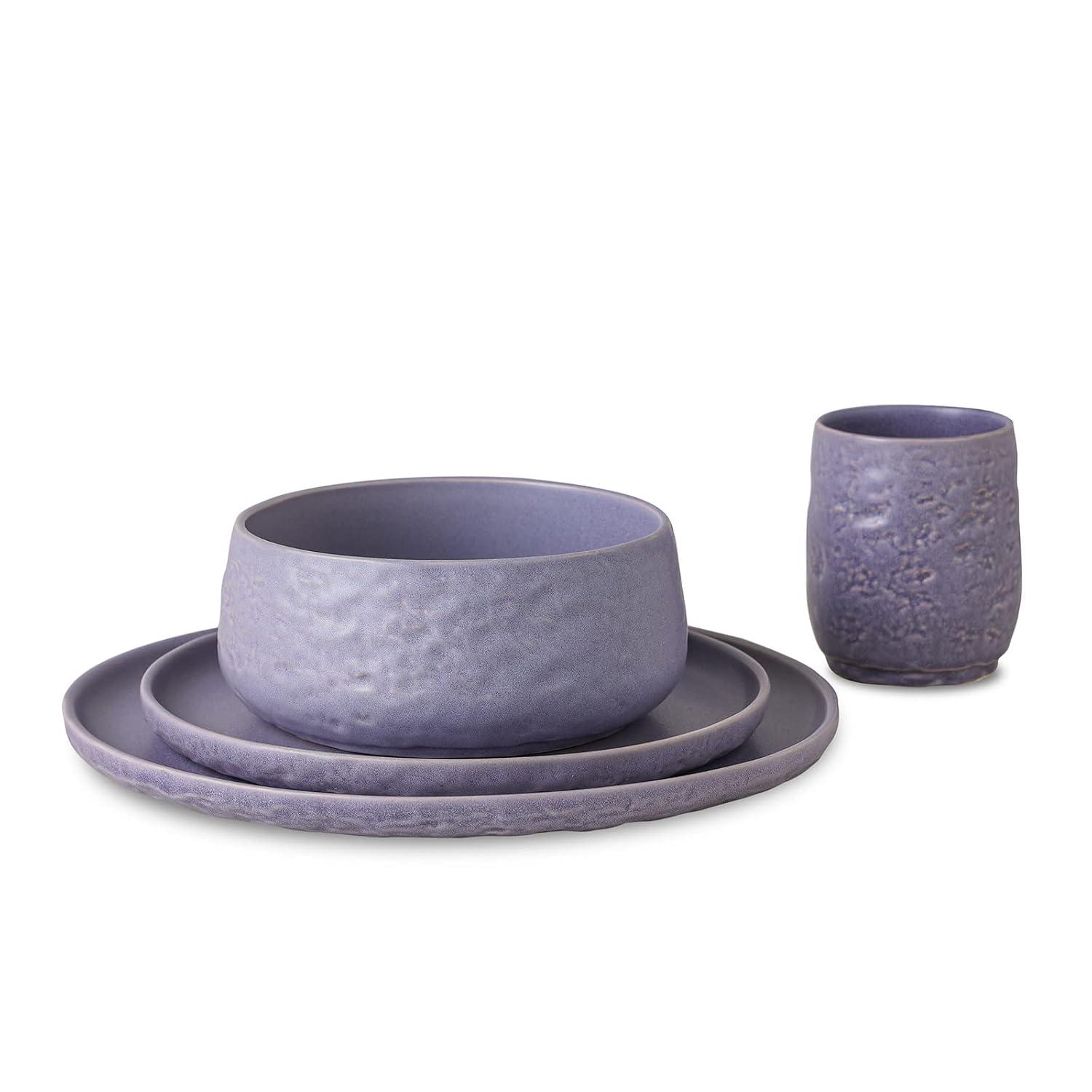 Shosai Stone by Mercer Project Shosai 16-Piece Dinnerware Set Stoneware