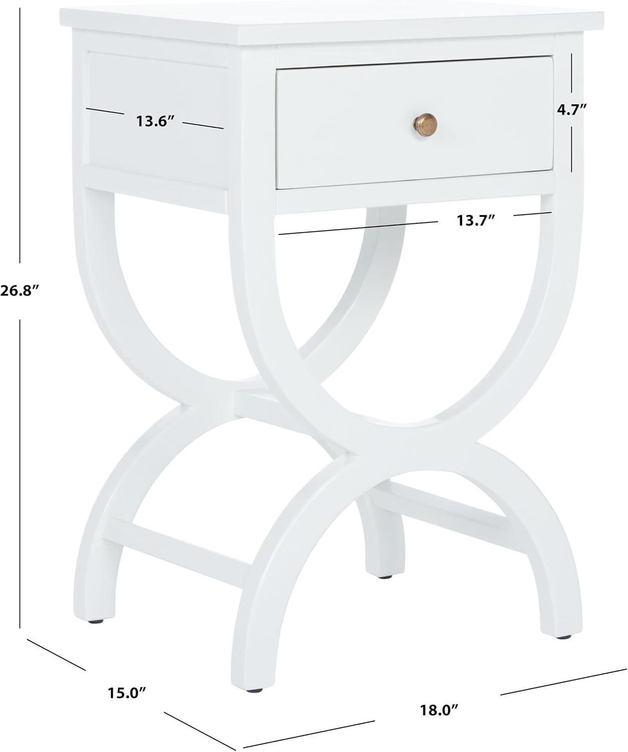 Floris End Table With Storage