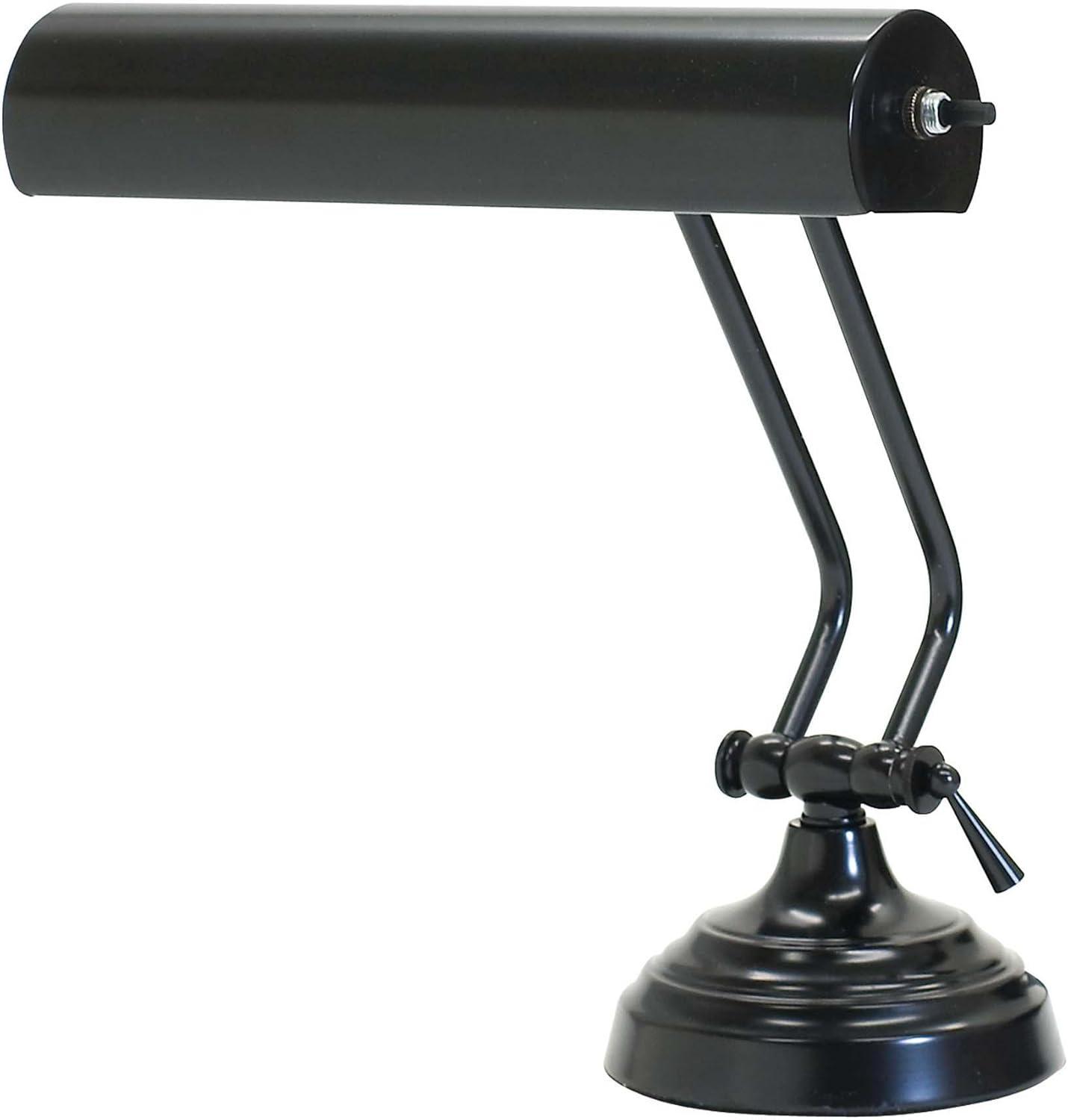 House of Troy AP10-21-7 Advent 1-Light Piano Lamp, Black