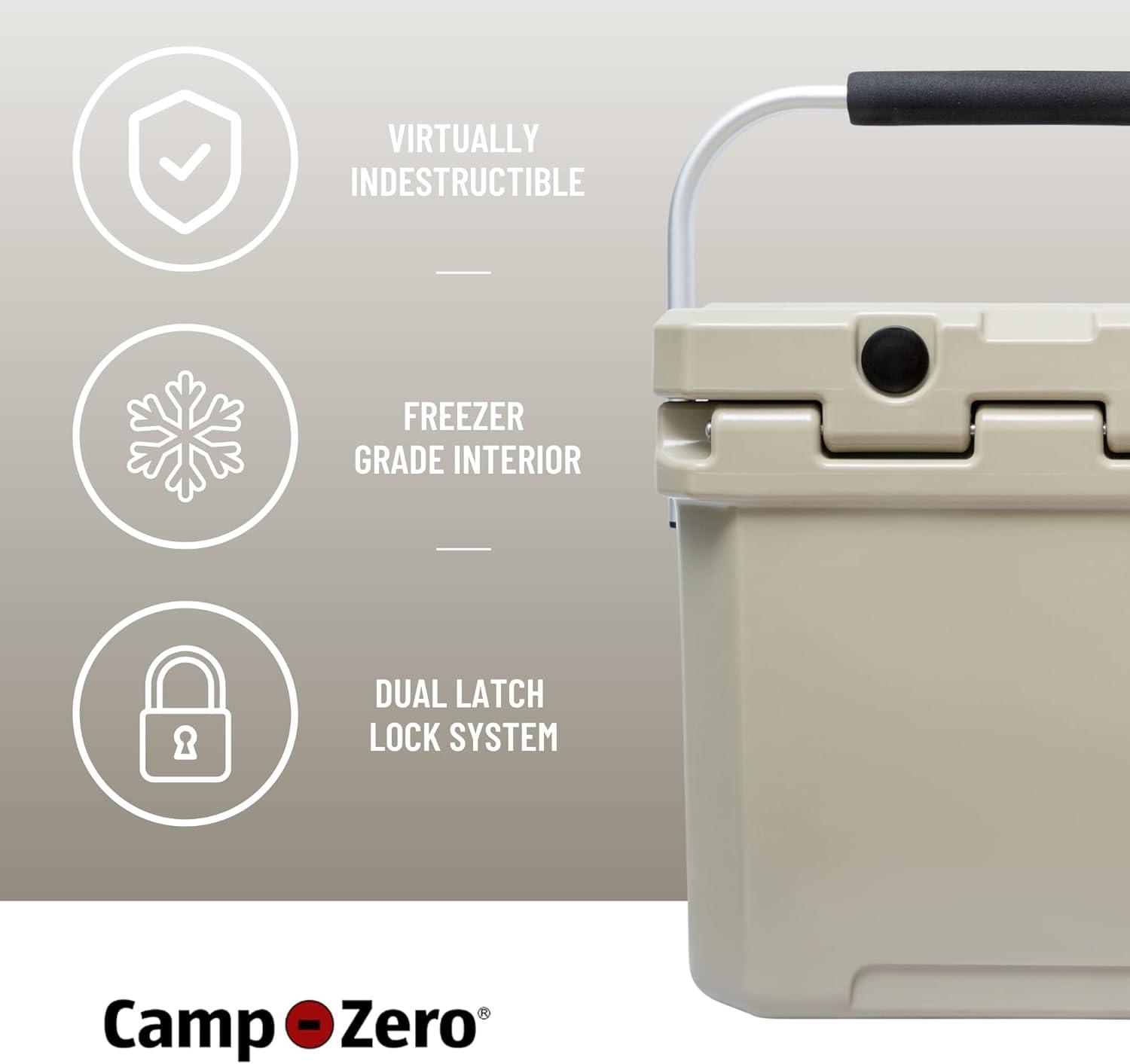 Camp-Zero  12L - 12.6 Quart Premium Cooler Beige