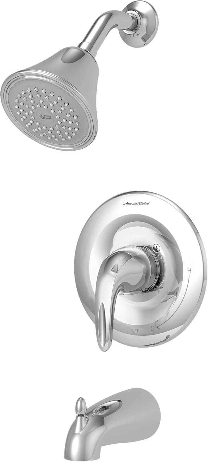 Polished Chrome Multi-Head Wall Mounted Shower Faucet