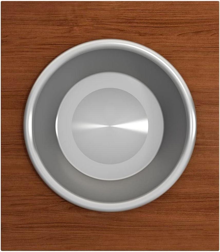 BOCCHI Wood Board With Large Round Stainless Steel Mixing Bowl And Colander F/1344, 1348, 1360, 1362, 1504, 1505, 1506 (Short Side Only), 1627, 1628