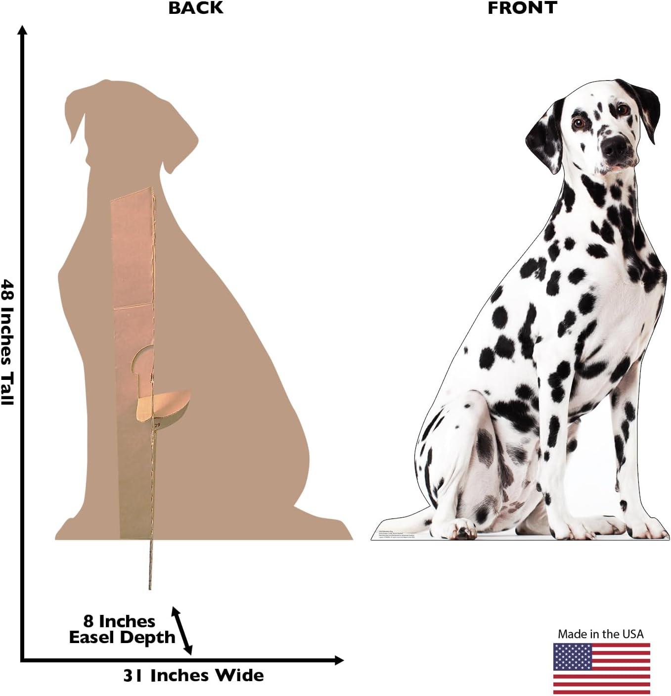 Life-Size Dalmatian Dog Cardboard Cutout Standee