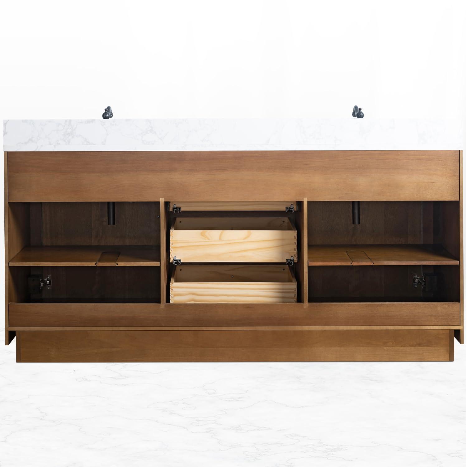 72" Free Standing Double Bathroom Vanity