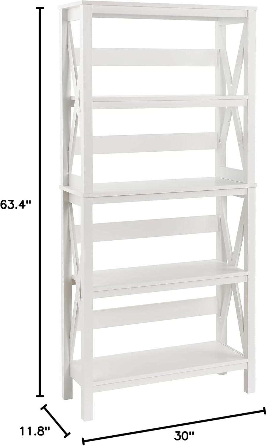 X-Frame Furniture 63.43" H x 30" W Etagere Bookcase