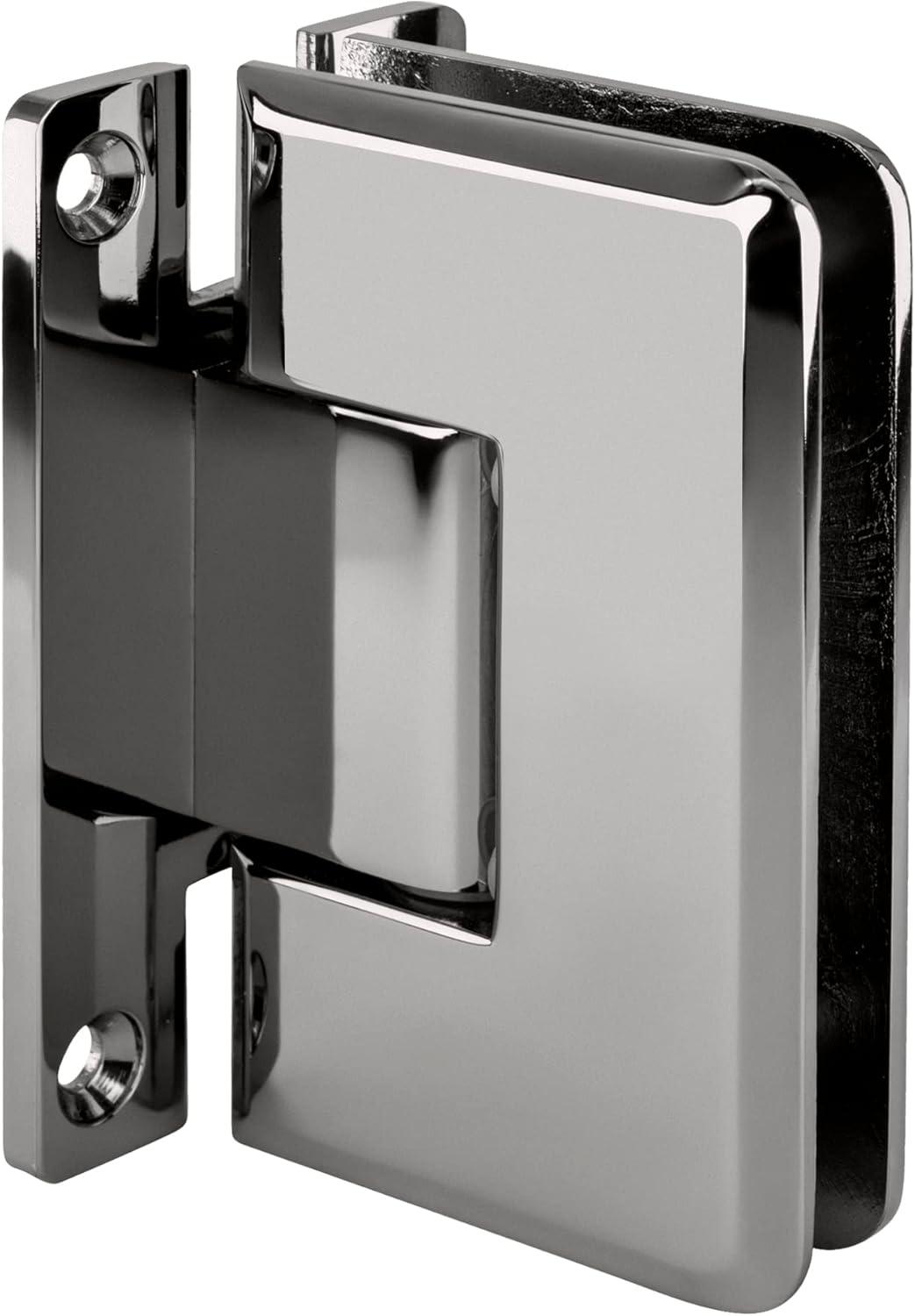 CRL C0L037CH Polished Chrome Cologne 037 Series Wall Mount 'H' Back Plate Hinge