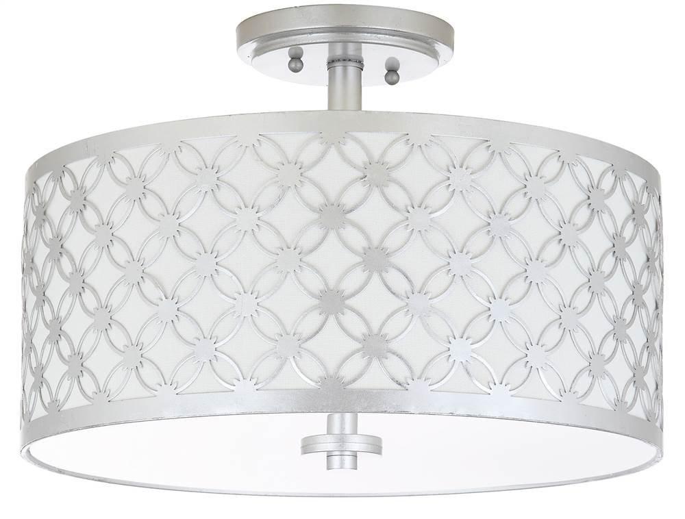 Hutch Flush Mount - FLU4002 - Silver - Safavieh